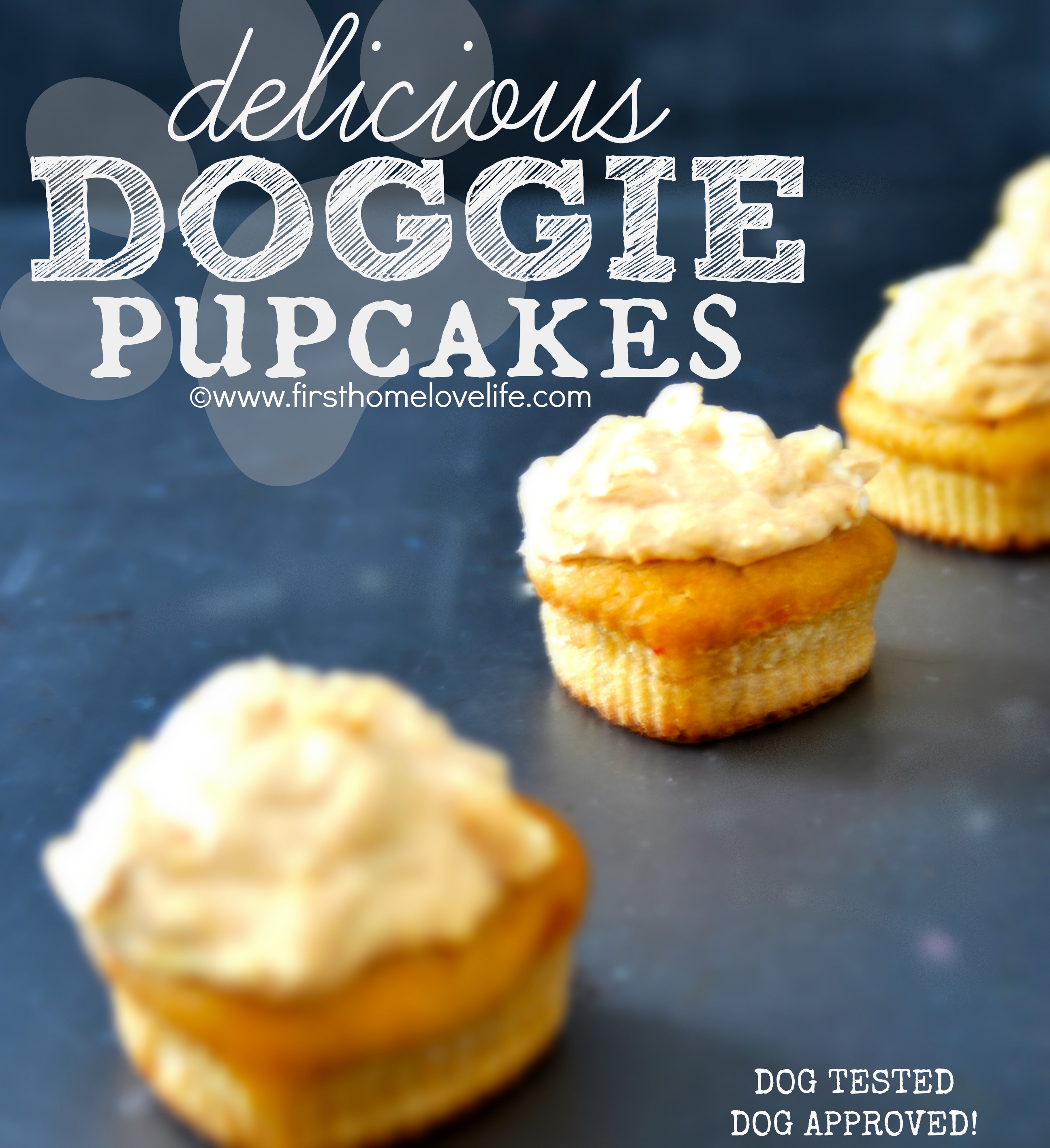 Homemade Dog Cupcakes