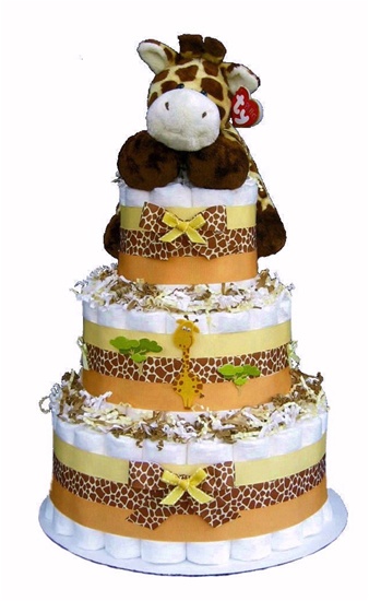 Jungle Safari Baby Shower Diaper Cake Jungle Safari Baby Shower Diaper Cake
