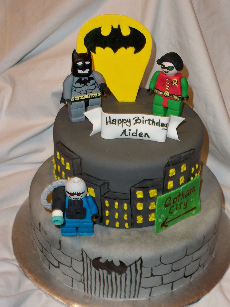 LEGO Batman Birthday Cake