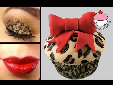 Leopard Print Cupcake Tutorial