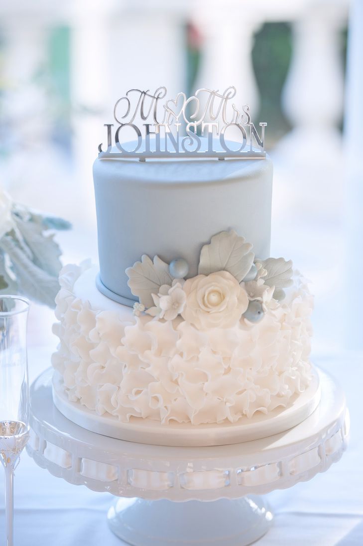 Light Blue Wedding Cake Light Blue Wedding Cake