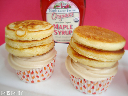 Maple Pancake Cupcakes Maple Pancake Cupcakes