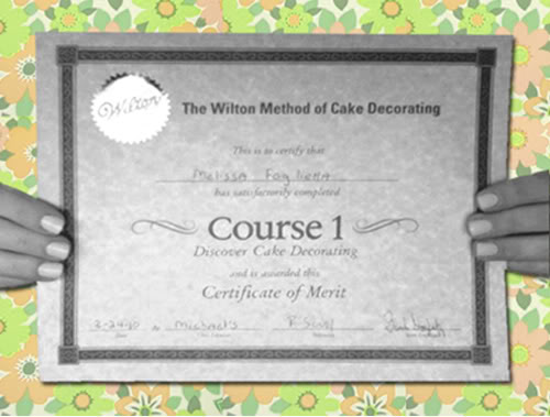 Michaels Wilton Cake Decorating Class