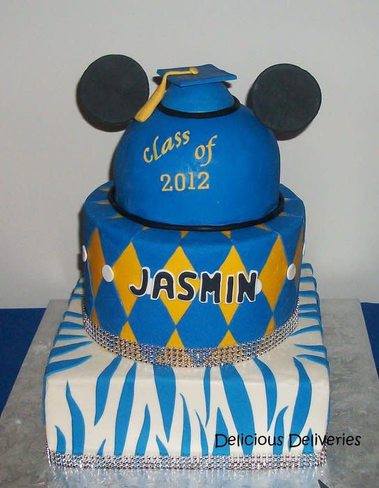 Mickey Mouse Graduation Cake