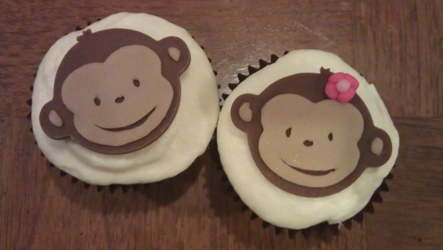 Monkey Fondant Cupcake Topper Monkey Fondant Cupcake Topper