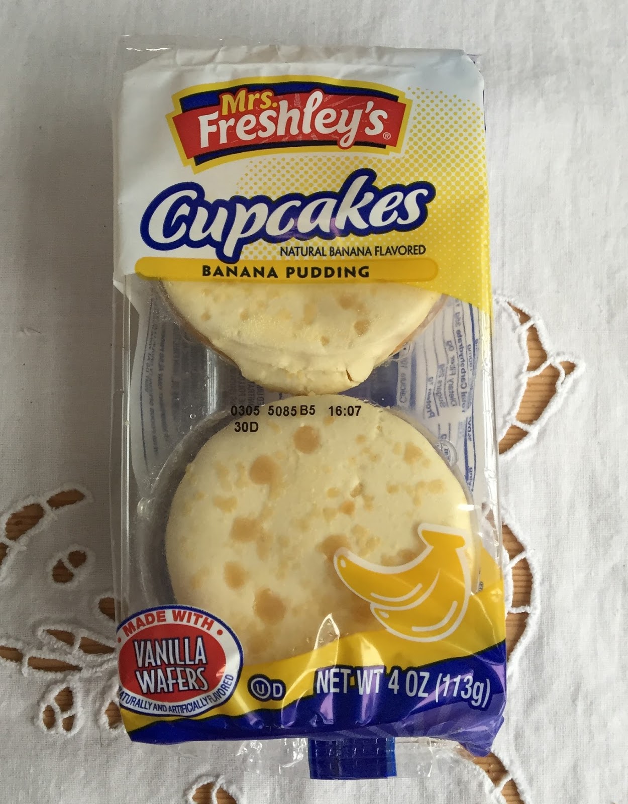 Mrs. Freshley's Cupcakes Banana Pudding