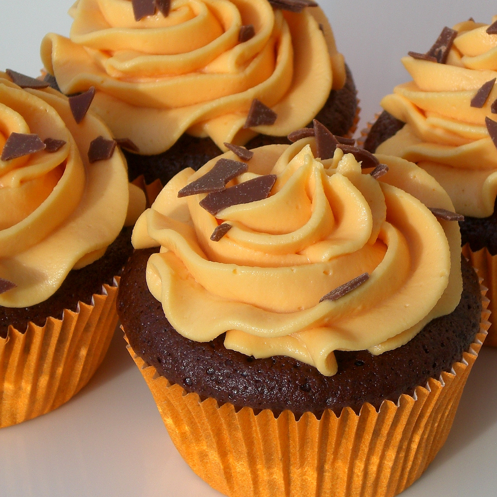 Orange and Chocolate Cupcakes Orange and Chocolate Cupcakes