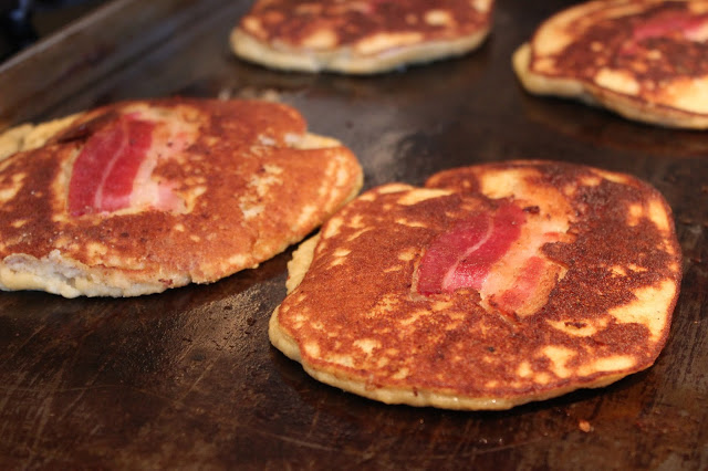 Paleo Pancakes and Bacon
