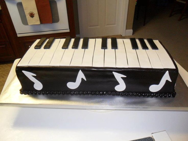 Piano Keyboard Cake Piano Keyboard Cake
