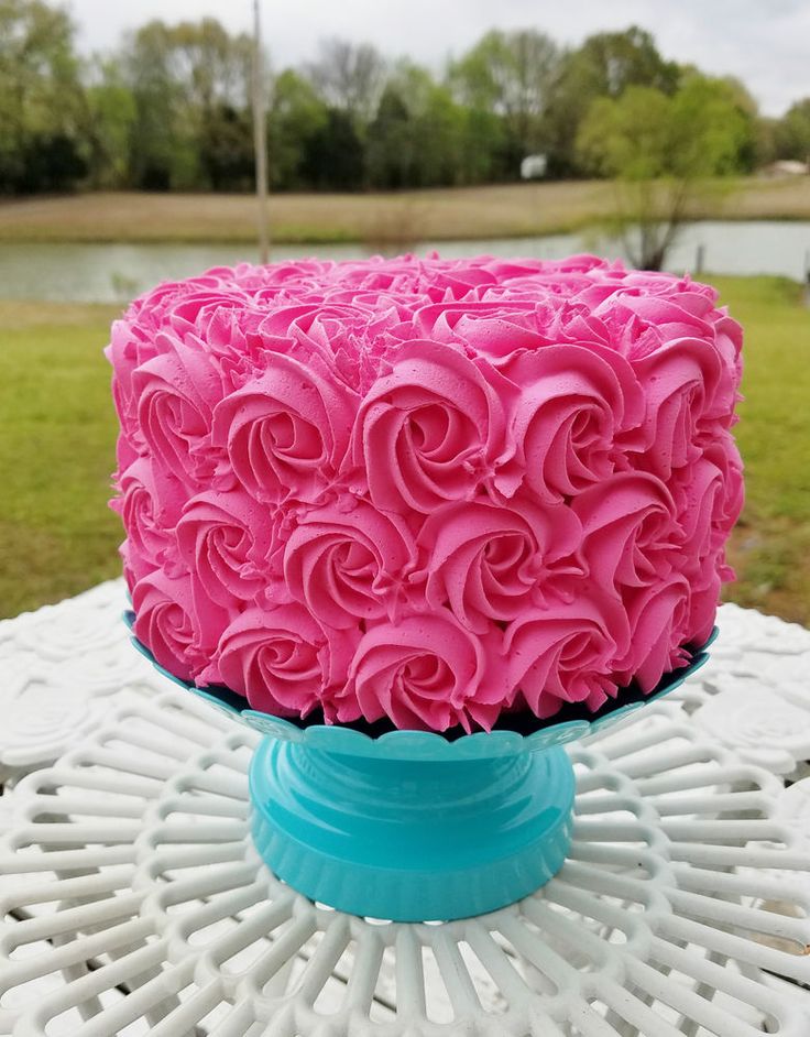 Pink Birthday Cake