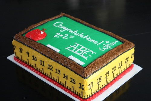 Preschool Graduation Cake Idea