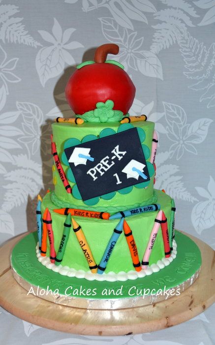 Preschool Graduation Cake Idea