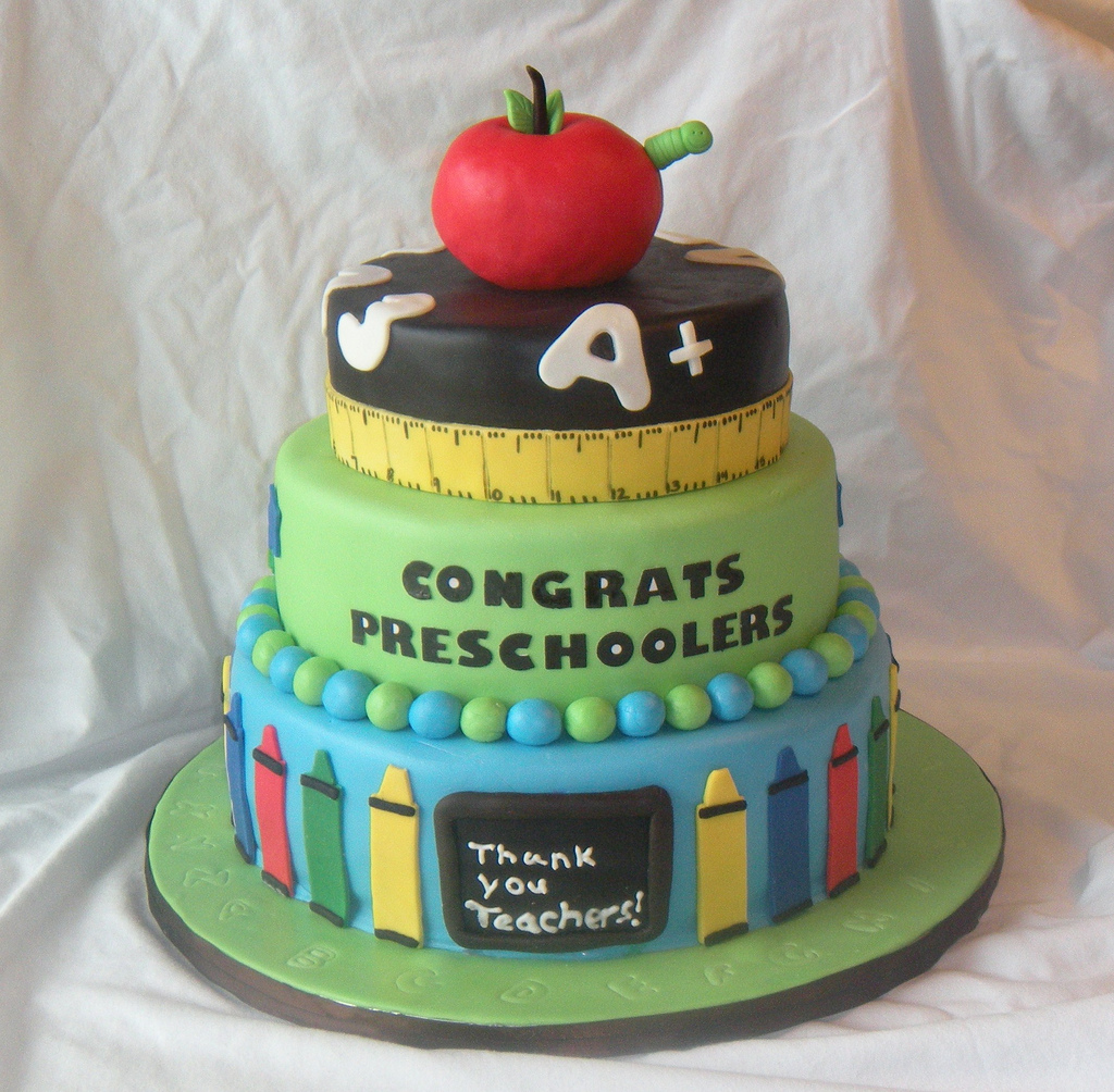 Preschool Graduation Cake