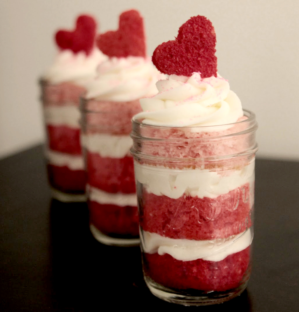 Recipe for Red Velvet Cake Mason Jar