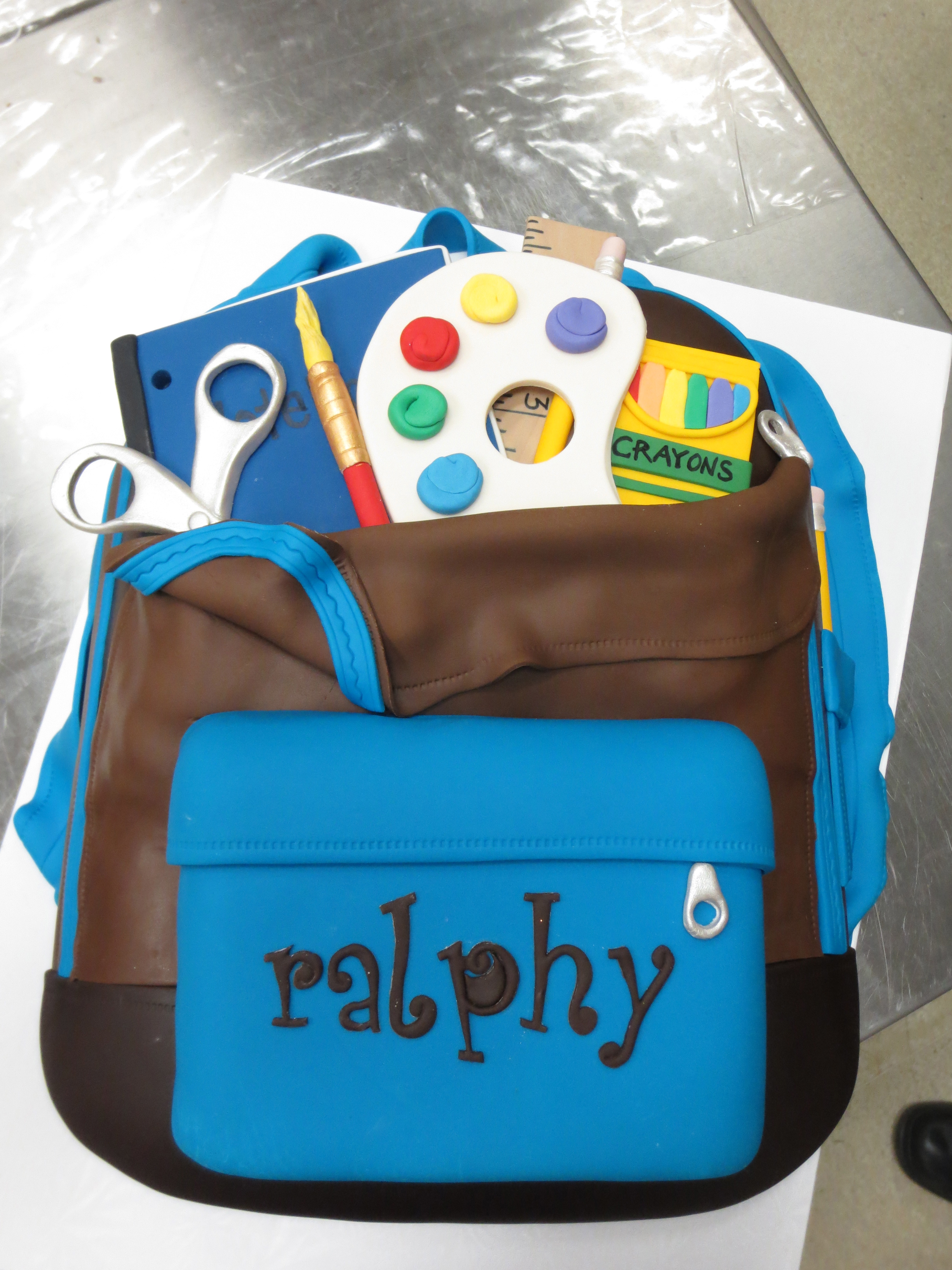 School Supplies Cake