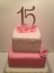Sweet 15 Cake