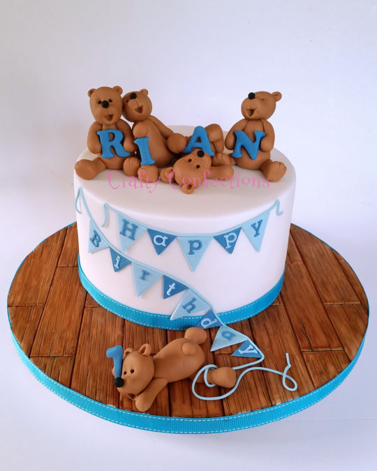 Teddy Bear Birthday Cake