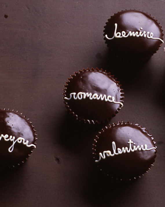 Valentine's Day Chocolate Cupcakes