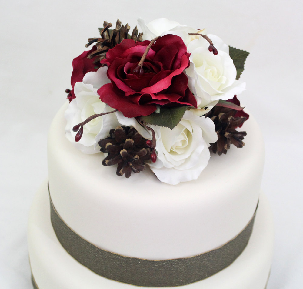 Winter Wedding Cake Topper