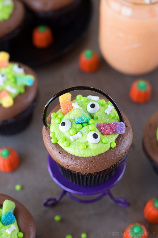 Witches Cauldron Cupcakes Witches Cauldron Cupcakes