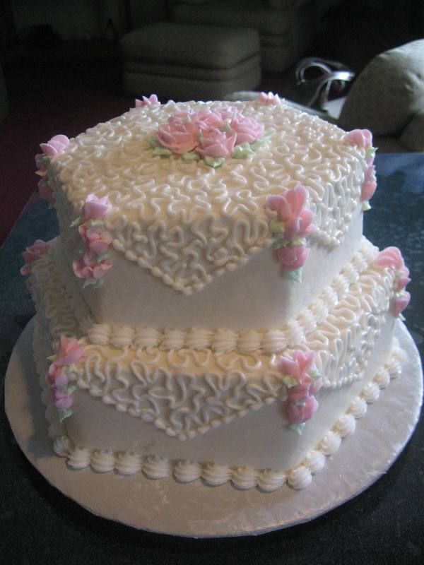 65th Wedding Anniversary Cake