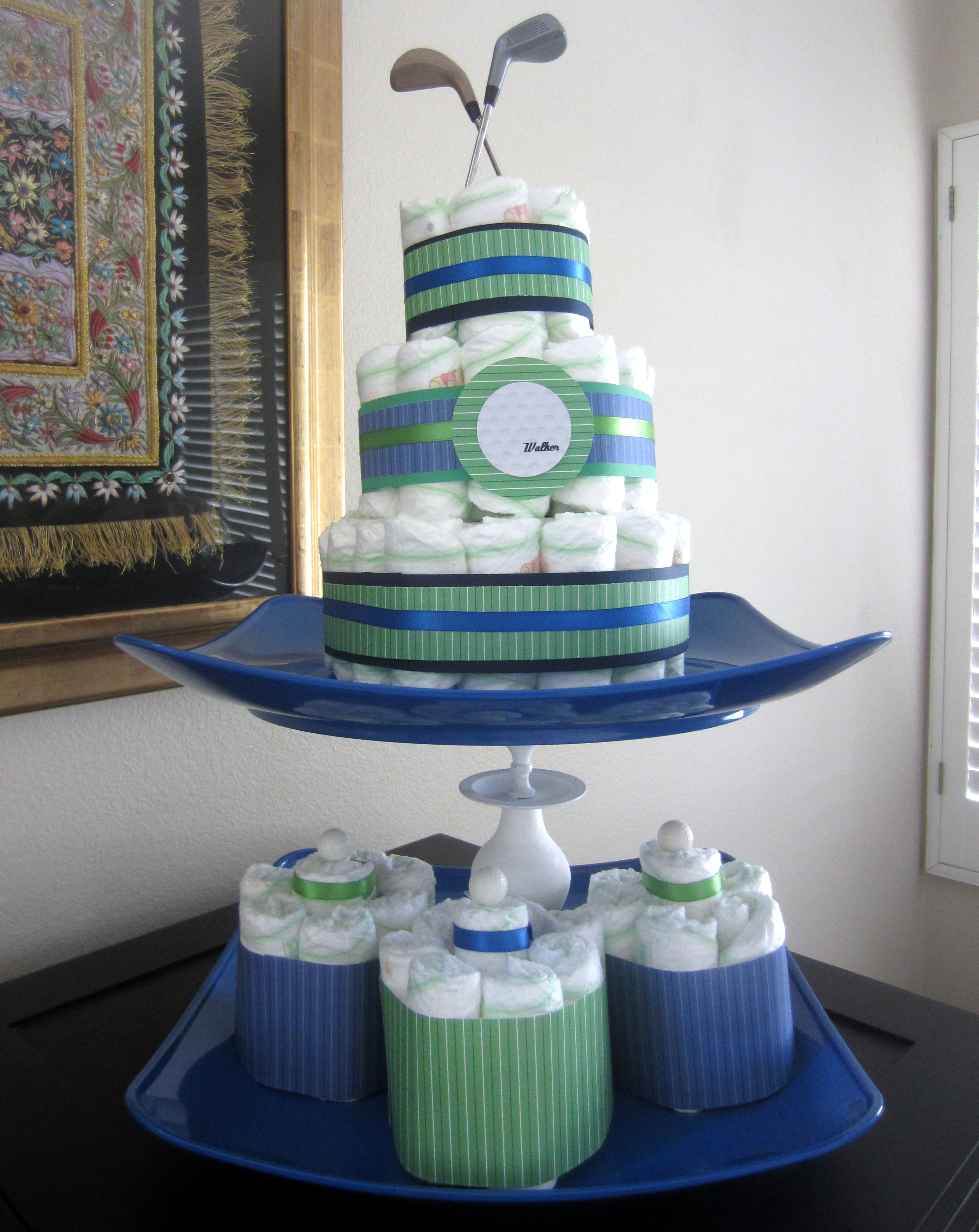 Baby Shower Diaper Cake Baby Shower Diaper Cake