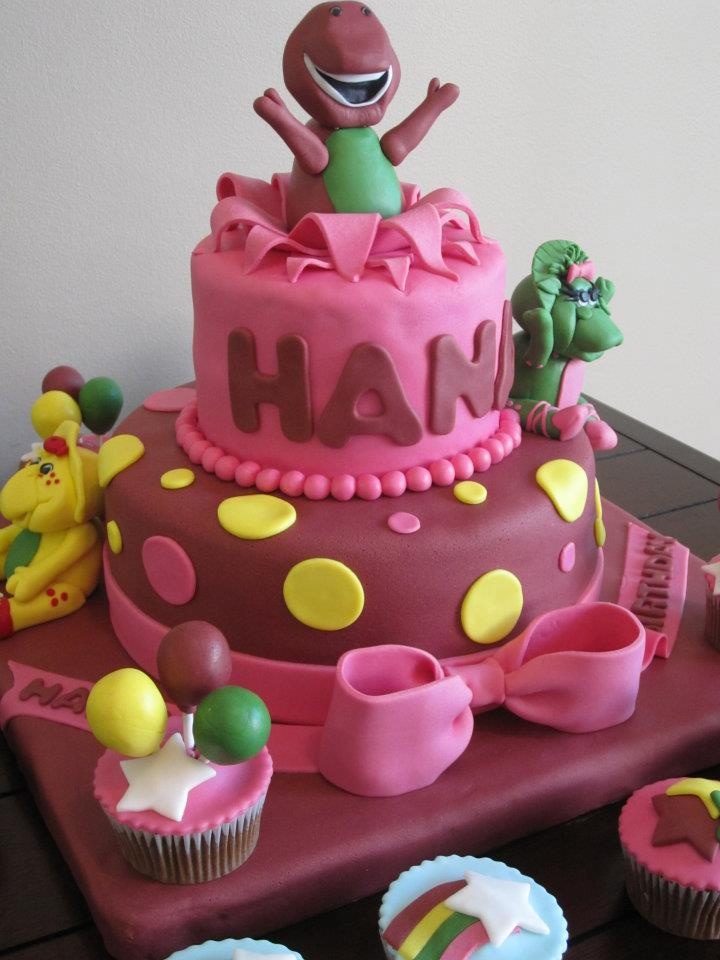 Barney and Friends Birthday Cake