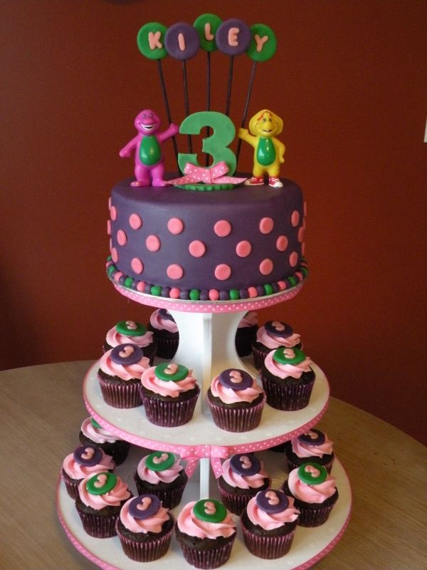 Barney Birthday Cake