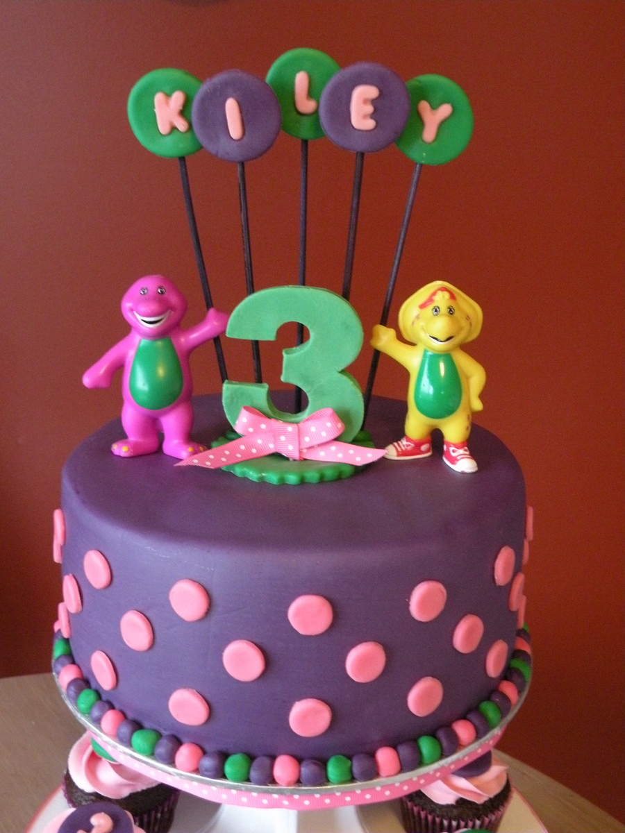 Barney Birthday Cake