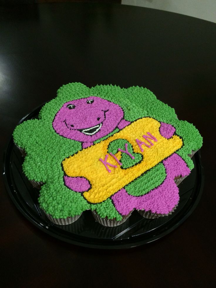 Barney Cake Cupcakes