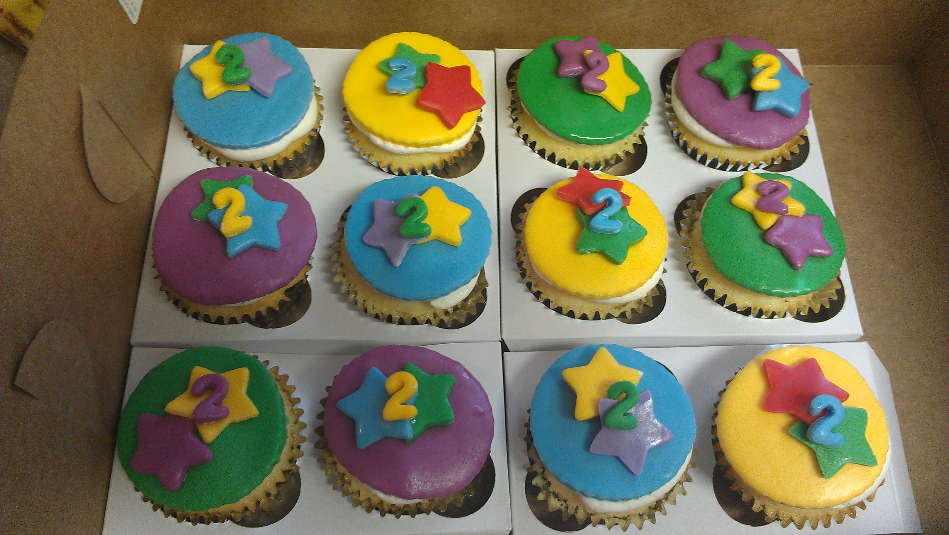 Barney Cake Cupcakes