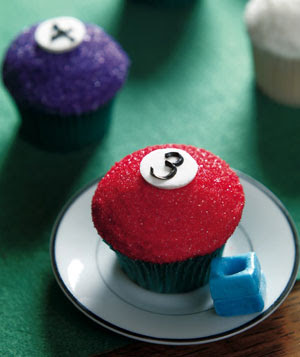 Billiard Pool Balls Cupcakes