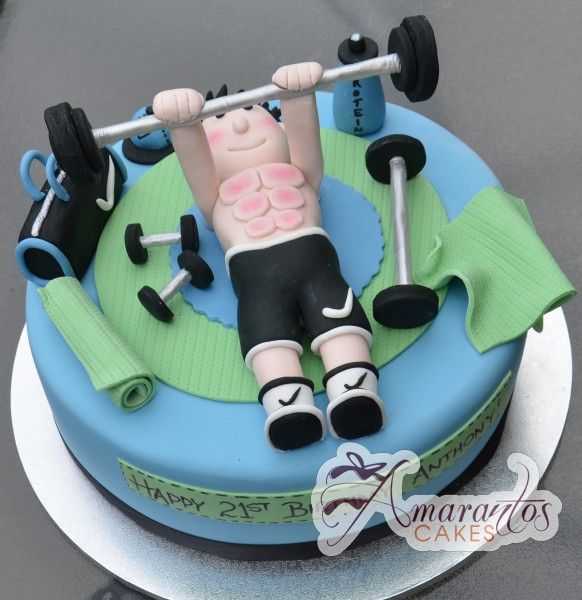 Birthday Cake Gym Theme Birthday Cake Gym Theme