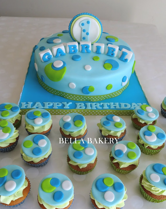 Boy 1st Birthday Cupcake Cake Ideas