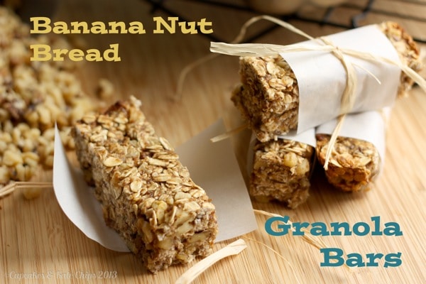 Bread Banana Nut Granola Bars