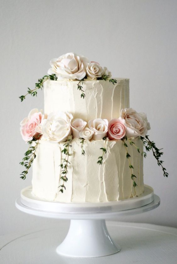 Buttercream Wedding Cakes Pinterest