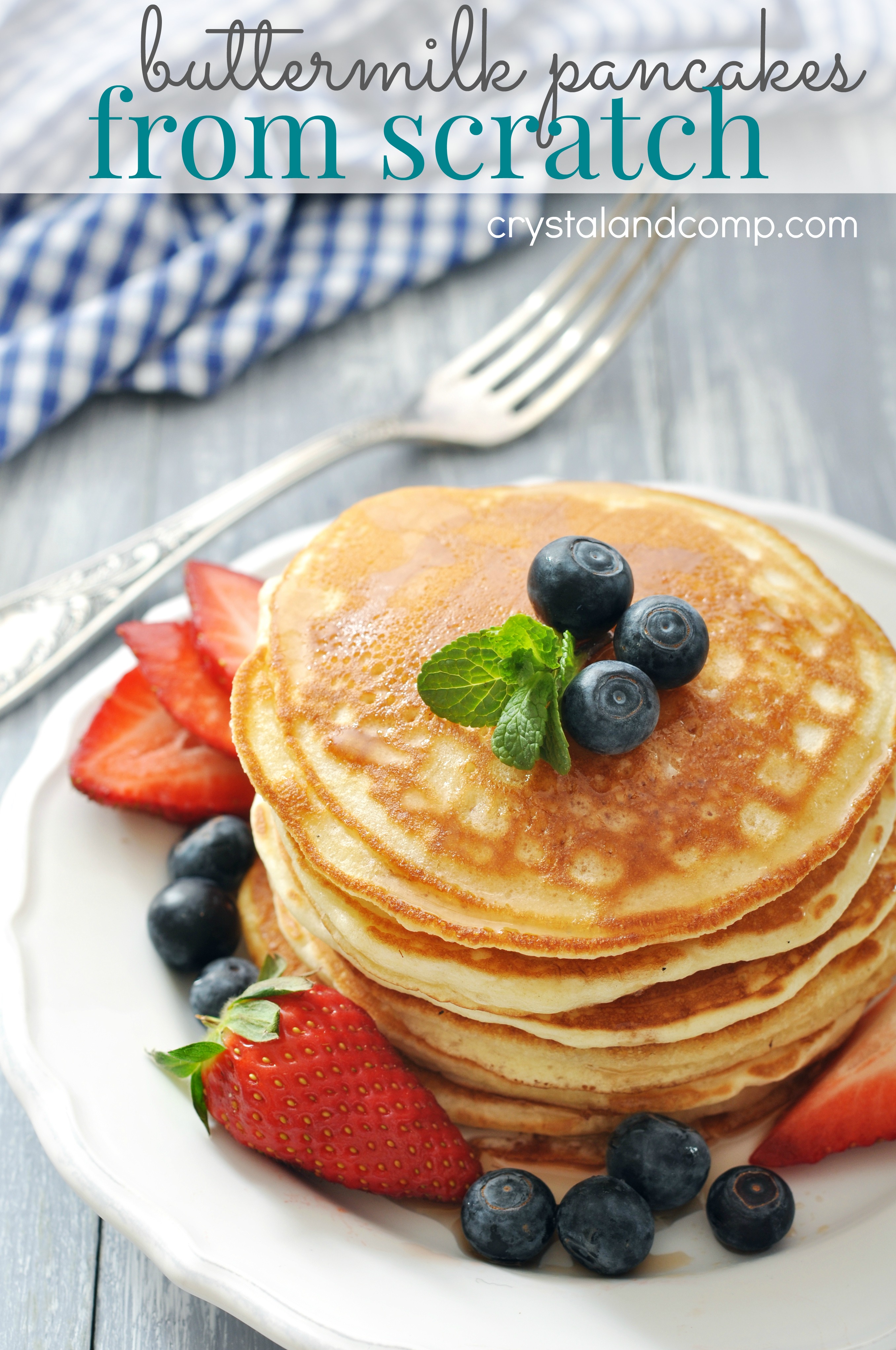 Buttermilk Pancakes From Scratch