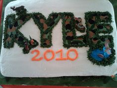 Camo Graduation Cake Ideas