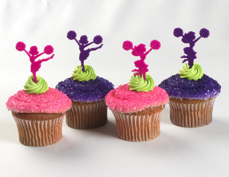 Cheerleader Cupcake Picks Cheerleader Cupcake Picks