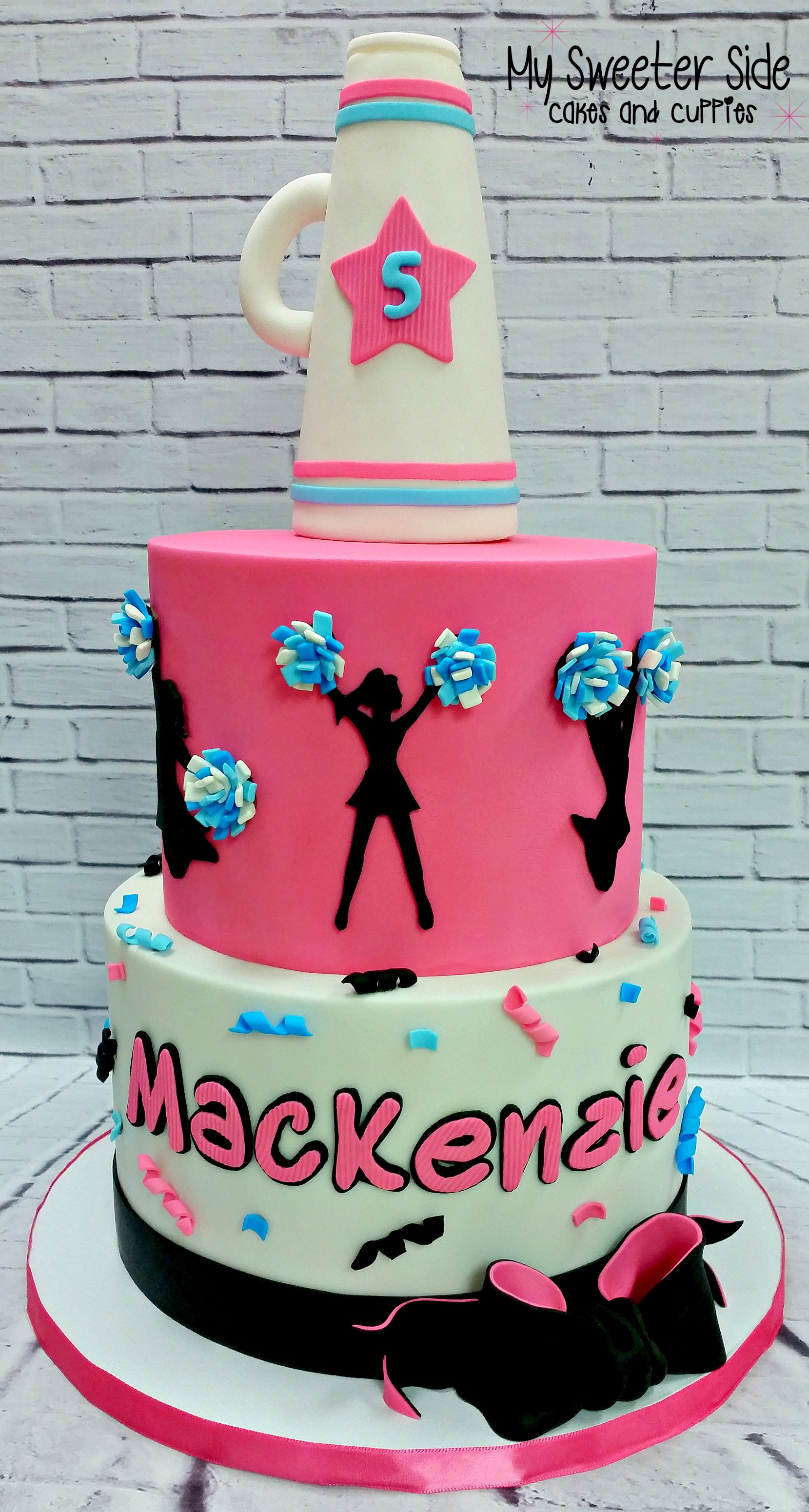 Cheerleading Birthday Party Cake Cheerleading Birthday Party Cake