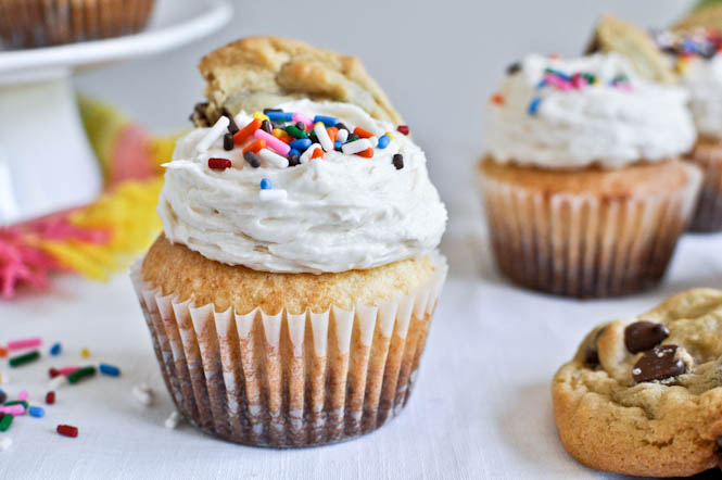 Chocolate Chip Cookie Cupcakes