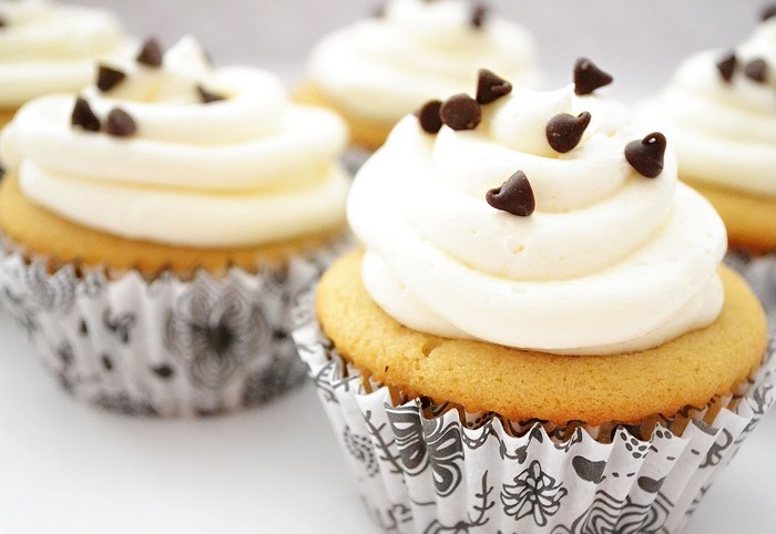 Chocolate Chip Cookie Dough Cupcakes with Buttercream