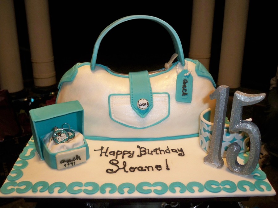 Coach Purse Birthday Cake