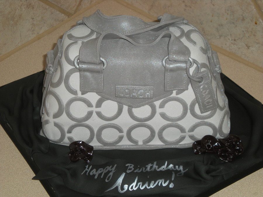 Coach Purse Cake Stencil