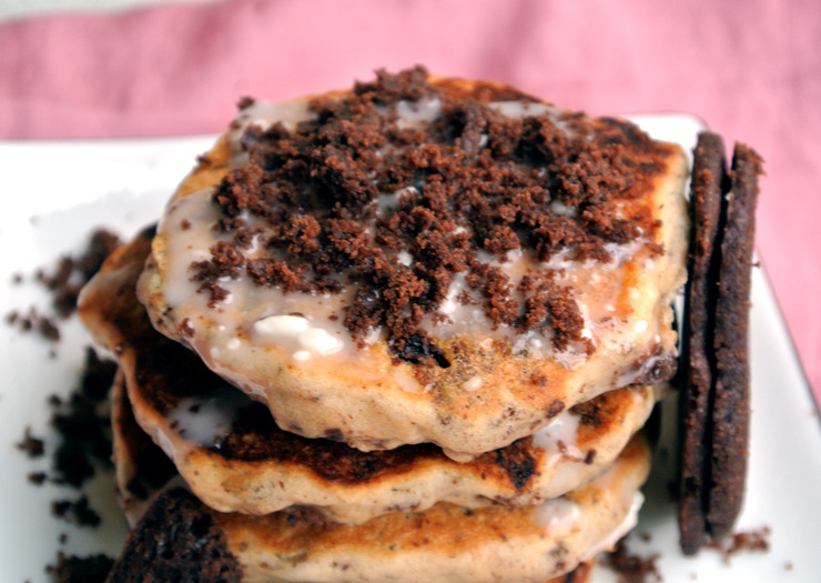 Cookies and Cream Pancakes