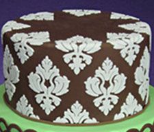 Damask Fondant Mold