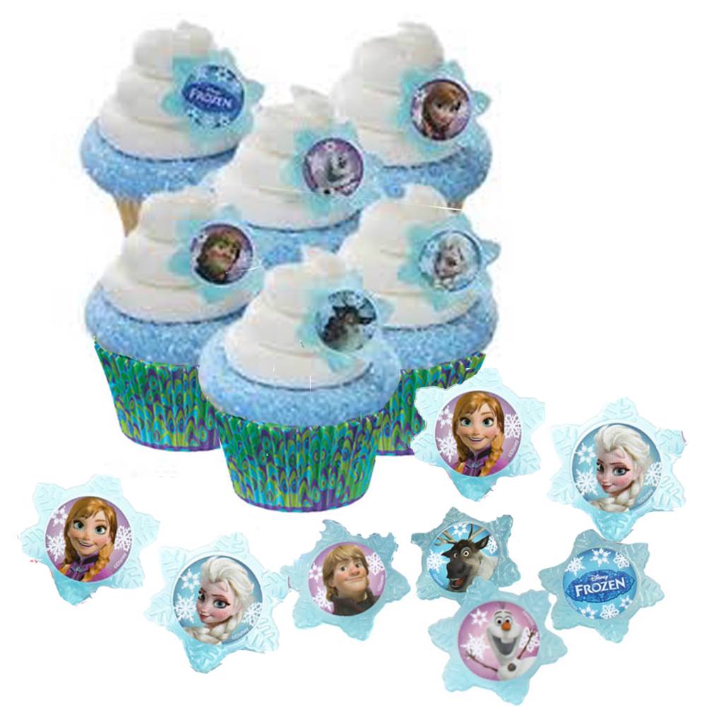 Disney Frozen Birthday Cupcakes