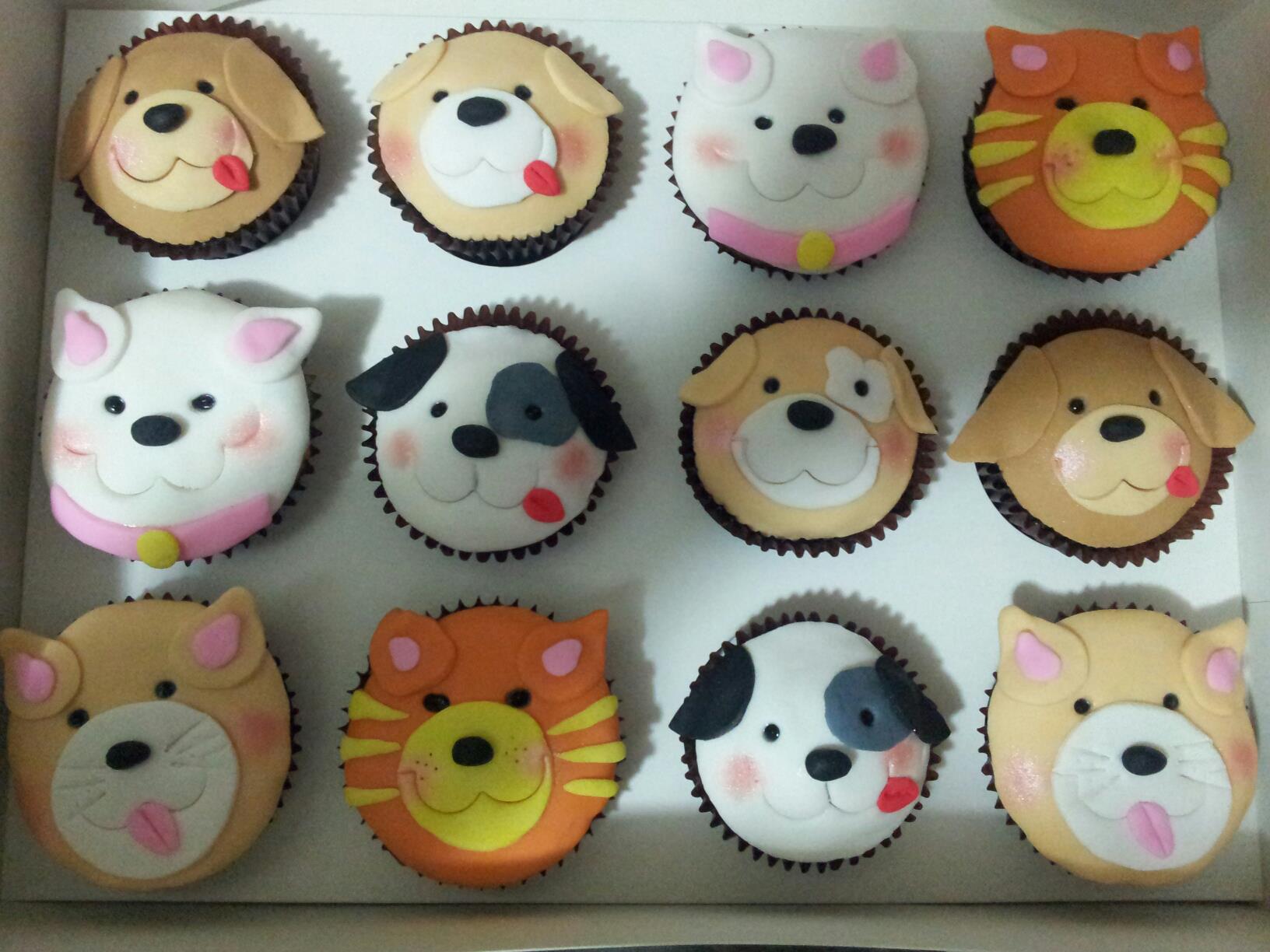 Dog and Cat Cupcake Ideas