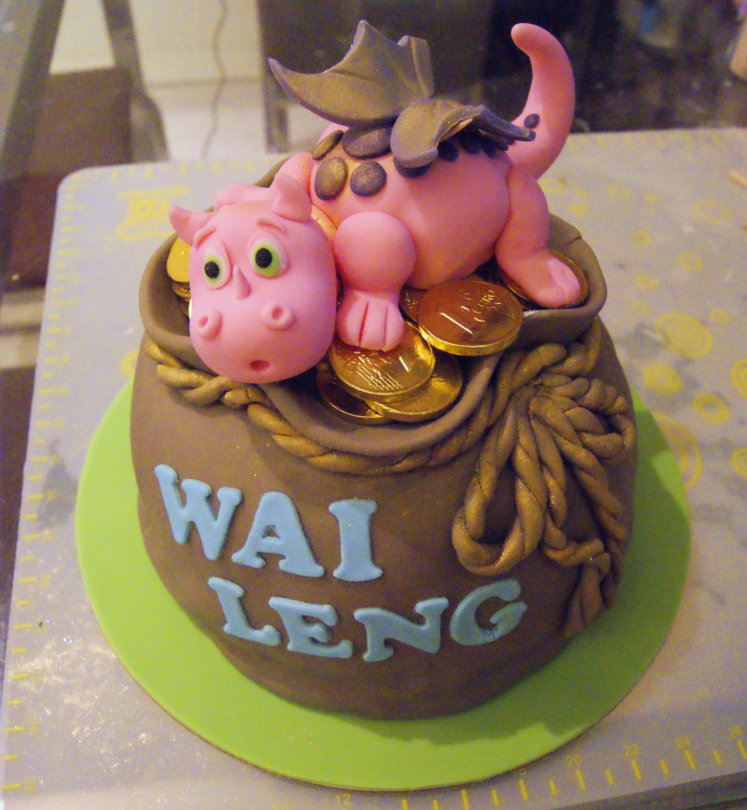 Dragon Birthday Cake