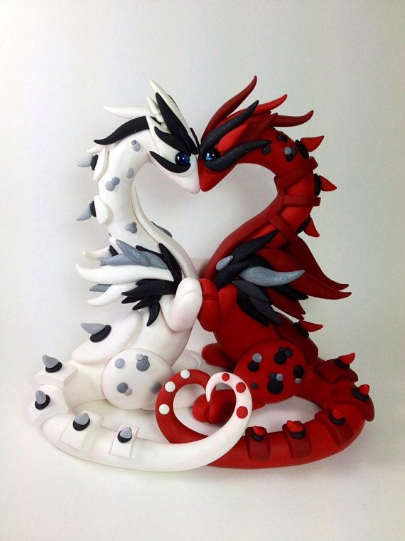 Dragon Wedding Cake Topper